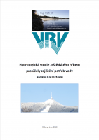  Hydrologická studie ve spolupráci s VRV a.s. Praha